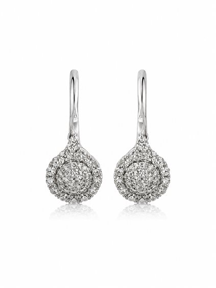 Ohrringe Recarlo Dame in Gold Diamante 0.80 Ct XD 073/B - XD 073/B